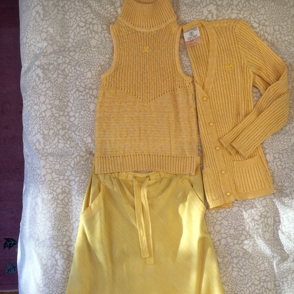 Vintage 1970’s Courreges Yellow Skirt in GVC - Picture 7 of 14